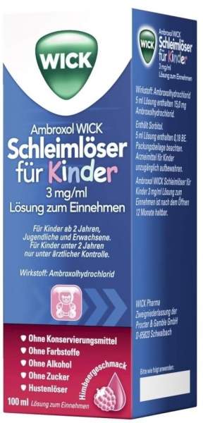 Ambroxol WICK Schleimlöser für Kinder 100 ml Lösung