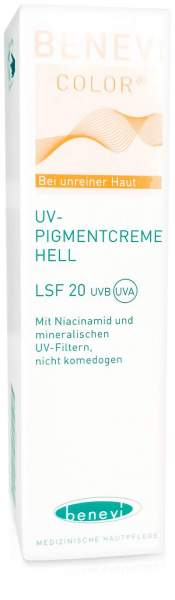 Benevi Color Uv-Pigmentcreme Hell Lsf 20 15 ml Creme