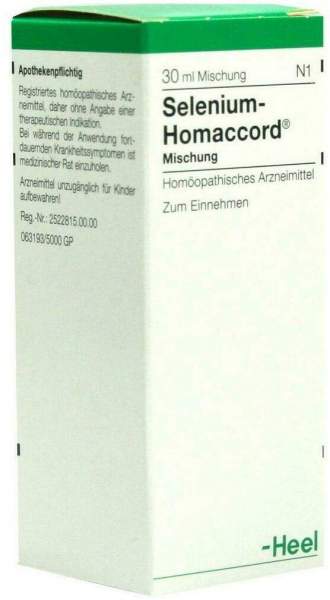 Selenium Homaccord Liquid 30 ml Tropfen