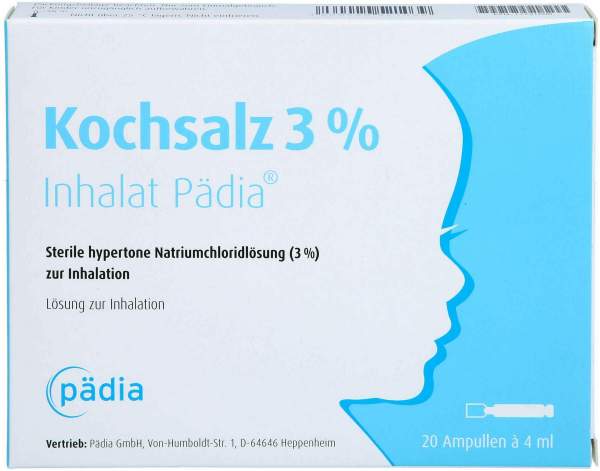 Kochsalz 3% Inhalat Pädia Ampullen 20 Stück