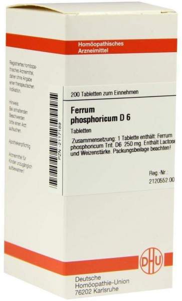 Ferrum Phosphoricum D 6 200 Tabletten