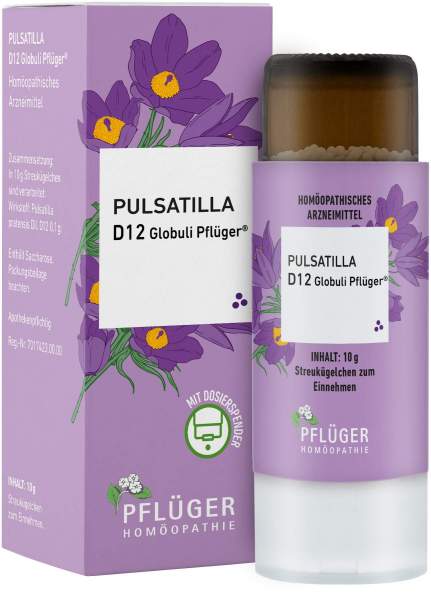 Pulsatilla D12 Globuli Pflüger Globulispender 10 g