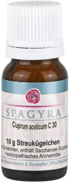 Cuprum Aceticum C 30 Globuli 10 G