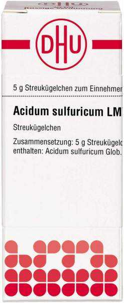 ACIDUM SULFURICUM LM VI Globuli 5 g