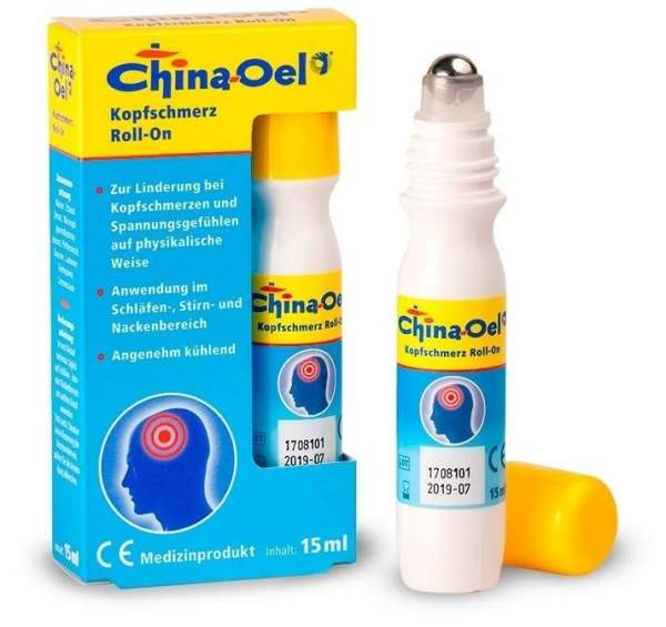 China-Oel Kopfschmerz Roll-On 15 ml Öl