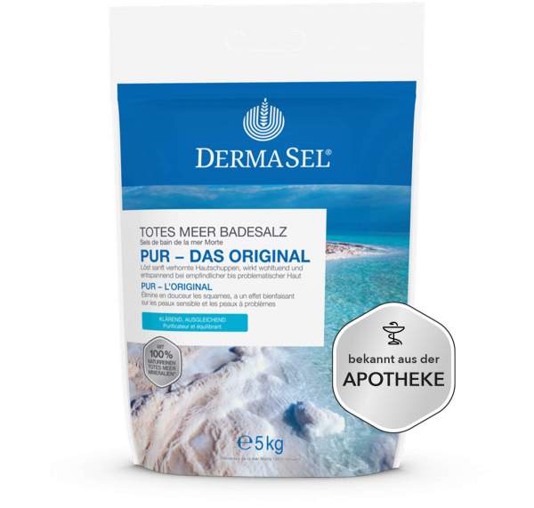 Dermasel Totes Meer Badesalz pur 5 kg