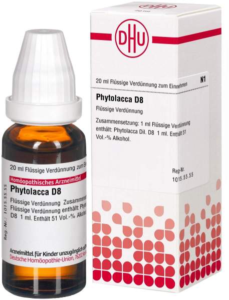 Phytolacca D8 Dhu 20 ml Dilution