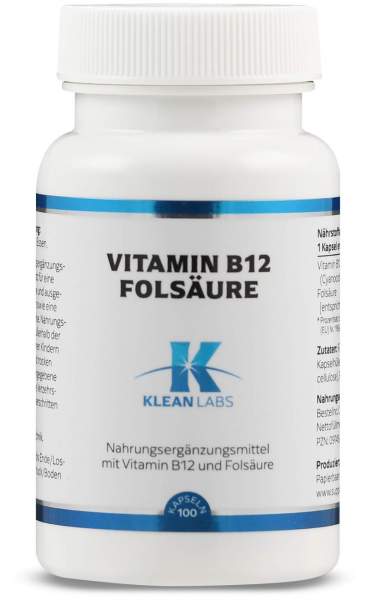 Vitamin B12 + Folsäure Kapseln