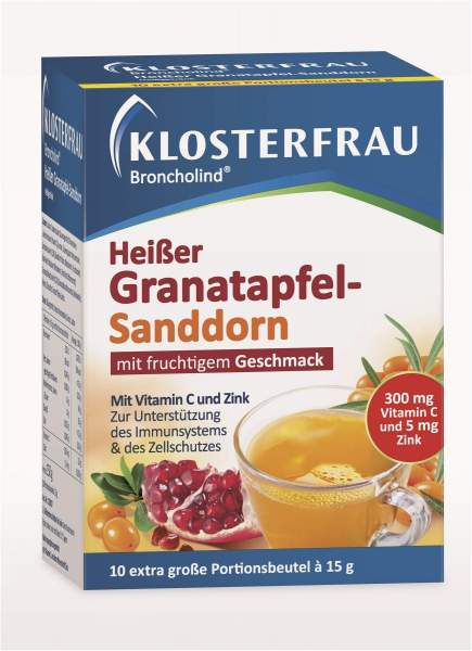 Klosterfrau Broncholind Heißer Granatapfel-Sanddorn Granulat 10...