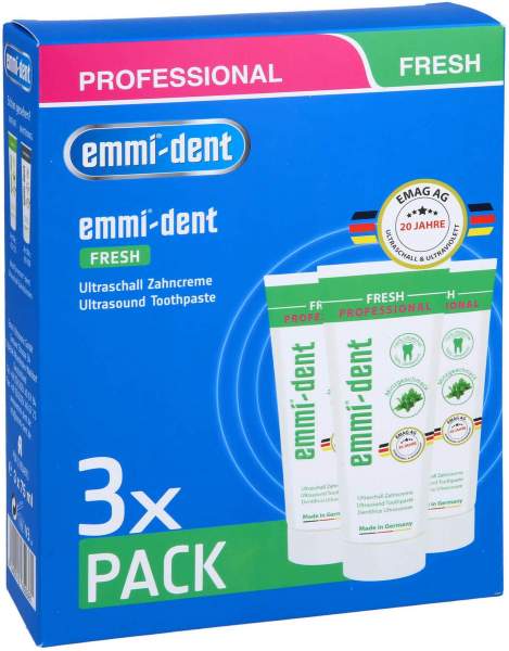 Emmi-Dent Ultraschall Zahncreme Fresh Set 3 Stück