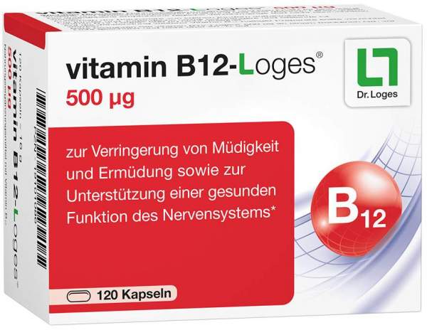 Vitamin B12-Loges® 500 µg 120 Kapseln