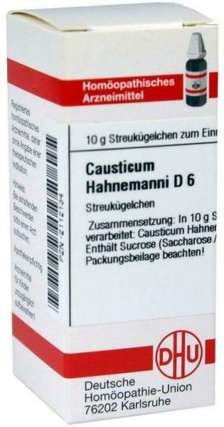 Dhu Causticum Hahnemanni D6 10 G Globuli