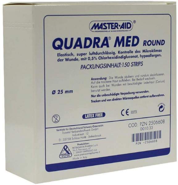 Quadra Med Round 22,5 mm Strips Master Aid
