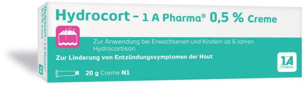 Hydrocort 1A Pharma 0,5 % Creme 20 g