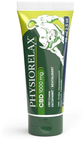Physiorelax CBD 1000 mg Creme 75 ml