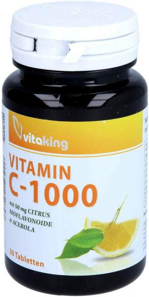 Vitamin C 1000 mit Bioflavonoide Tabletten 30 Stück