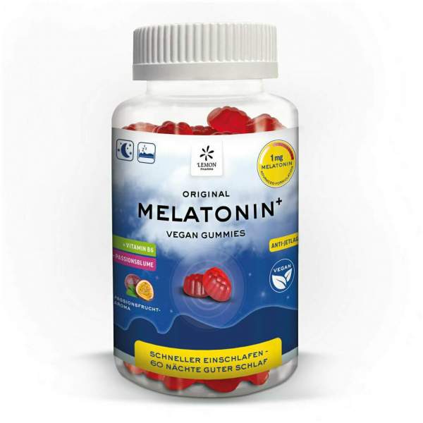 Lemon Pharma Melatonin Gummies Vegan 60 Lutschpastillen