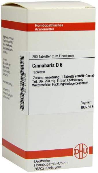 Cinnabaris D 6 200 Tabletten