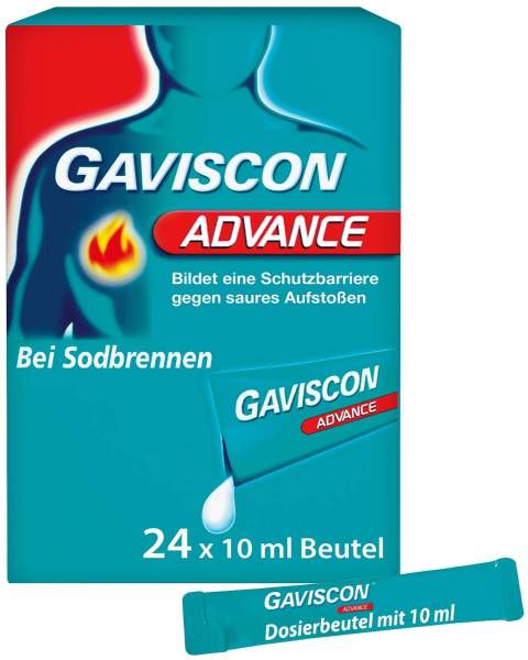 Gaviscon Advance Pfefferminz 24 x 10 ml Suspension