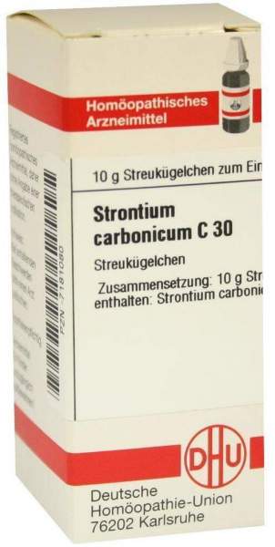 Dhu Strontium Carbonicum C30 10 G Globuli