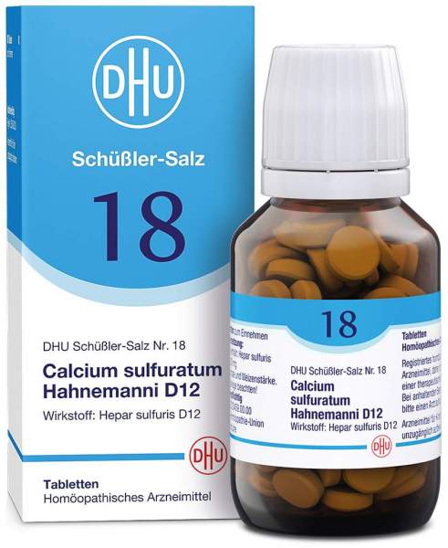 Dhu Schüßler-Salz Nr. 18 Calcium Sulfuratum D12 200 Tabletten