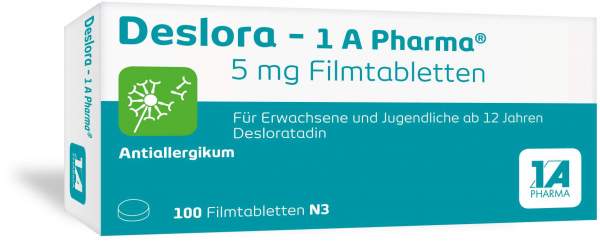 Deslora - 1a Pharma 5 mg Filmtabletten 100 Stück