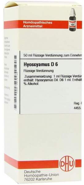 Hyoscyamus D 6 50 ml Dilution