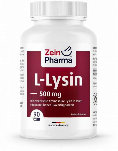 L-Lysin 500 mg Kapseln 90 Stück