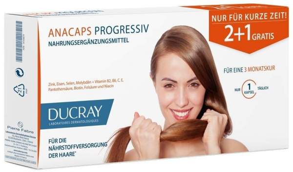 Ducray Anacaps Progressiv Vorteilspack 90 Kapseln
