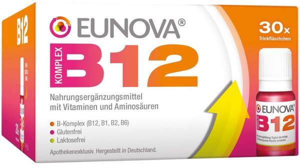 Eunova B12 Komplex 30 X 10 ml Trinkfläschchen