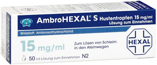 Ambrohexal S Hustentropfen 15 mg Pro ml 50ml Lösung