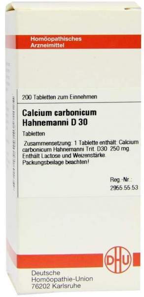 Calcium Carbonicum D30 Tabletten Hahnemanni 200 Tabletten