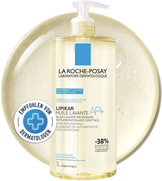 La Roche-Posay Lipikar Dusch- und Badeöl AP+ 1000 ml