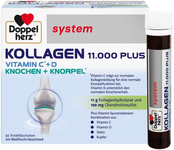 Doppelherz Kollagen 11.000 Plus System 30 x 25 ml Ampullen