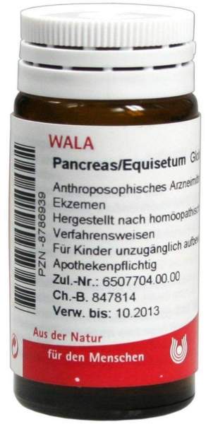 Wala Pancreas Equisetum Globuli 20 G