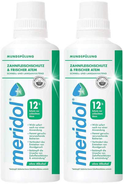 Meridol Zahnfleischschutz & Frischer Atem Mundspülung Doppelpack 2 x 400 ml