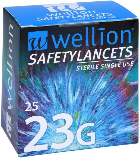 Wellion Safetylancets 23g Sicherheitsein