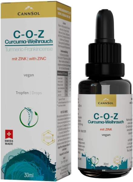 Curcuma-Weihrauch-Zink Tropfen 30 ml
