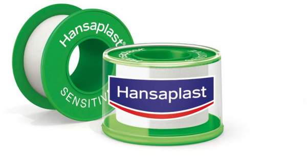 Hansaplast Fixierpflaster Sensitive 5 m x 2,5 cm 1 Rolle