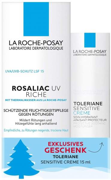 La Roche Posay Rosaliac UV reichhaltig 40ml + gratis Toleriane Sensitive Creme mini 15 ml