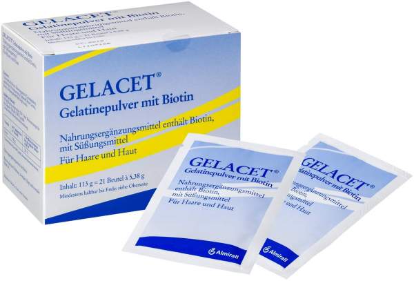 Gelacet Gelatine Mit Biotin Pulver