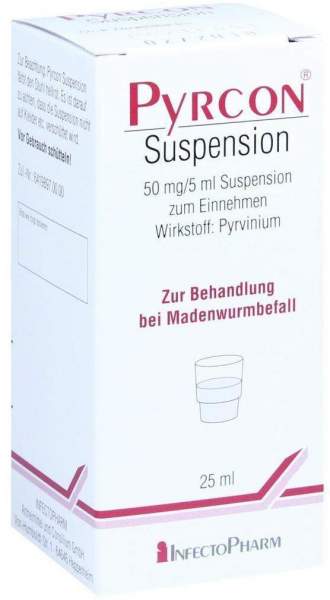 Pyrcon Suspension 50 mg Pro 5 ml 25 ml Suspension