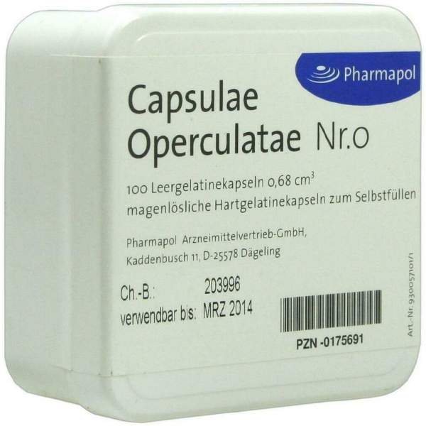 Capsulae Operculatae Kapseln Nr.0 0,68