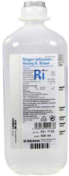 Ringer Lösung B.Braun Ecoflac Plus 500 ml Infusionslösung