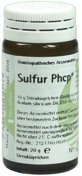 Sulfur Phcp Globuli 20 G