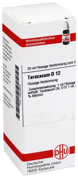 Taraxacum D 12 Dilution 20 ml