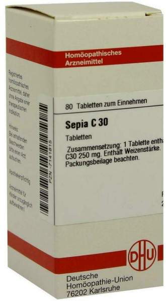 Dhu Sepia C30 80 Tabletten