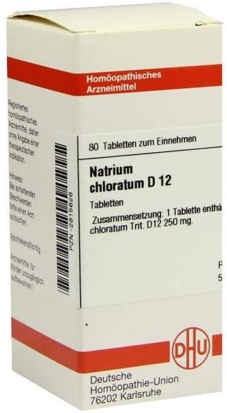DHU Natrium chloratum D12 80 Tabletten