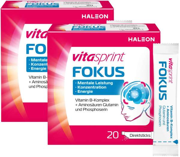Vitasprint Fokus 2 x 20 Direktsticks