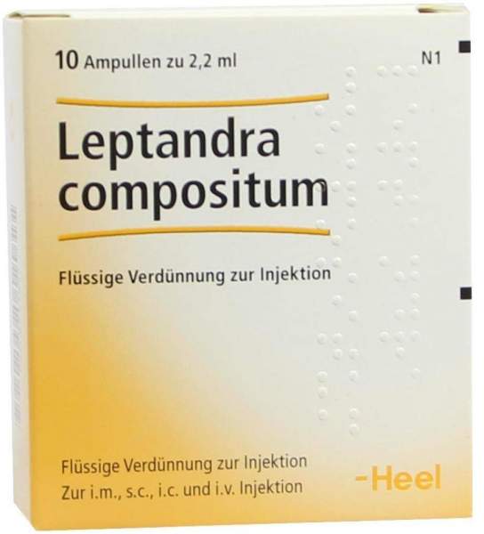 Leptandra Compositum 10 Ampullen